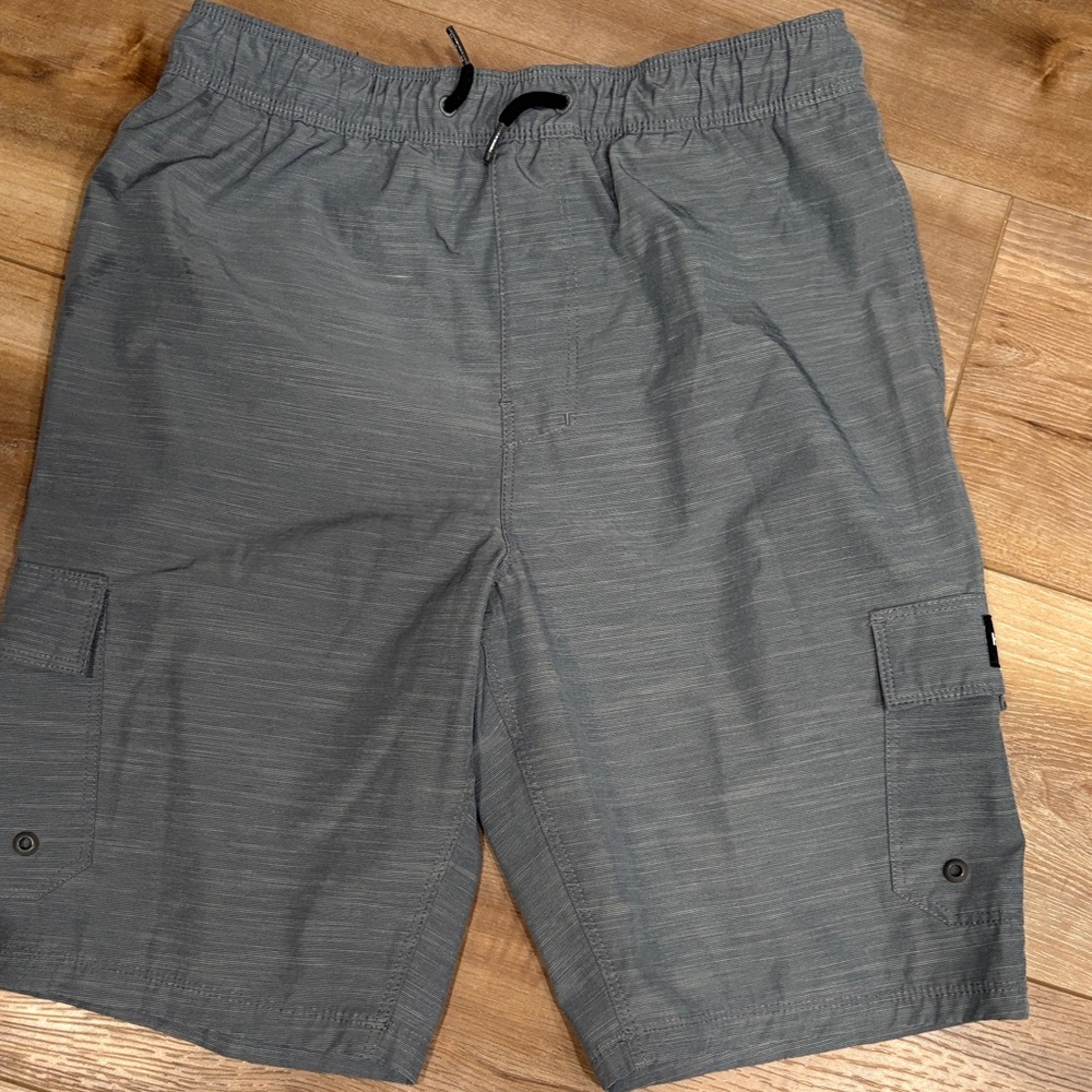 Hurley Striped Gray Cargo Shorts